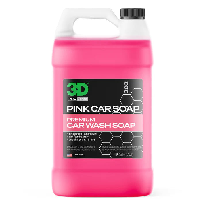 3D Pink Car Soap 1 Gallon