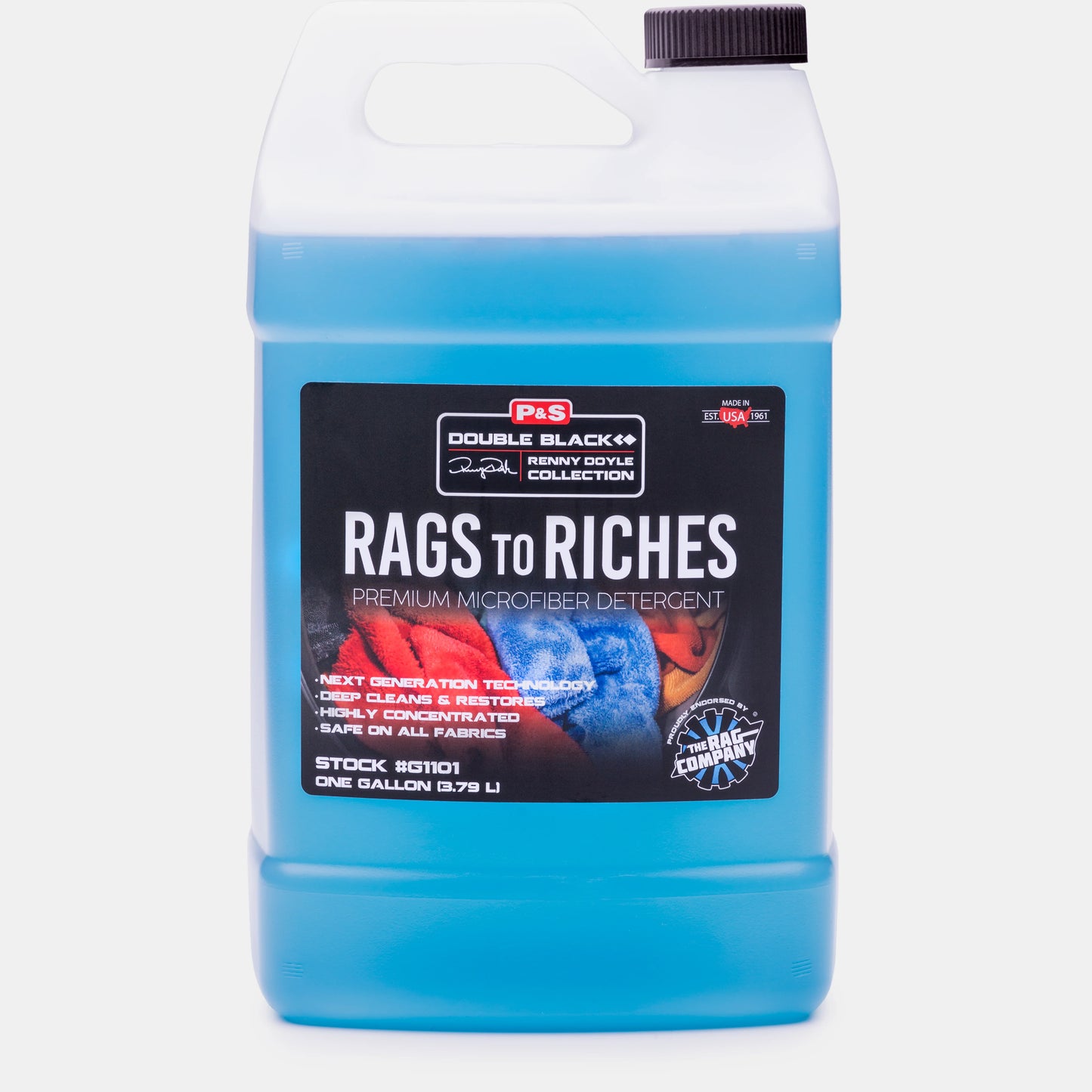 P&S Rags To Riches - Microfiber Detergent 1 Gallon