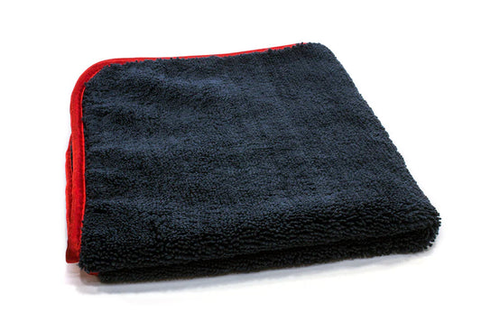 Microfiber Detailing Towels Silk Edge 16"x16" Black 10 Pack