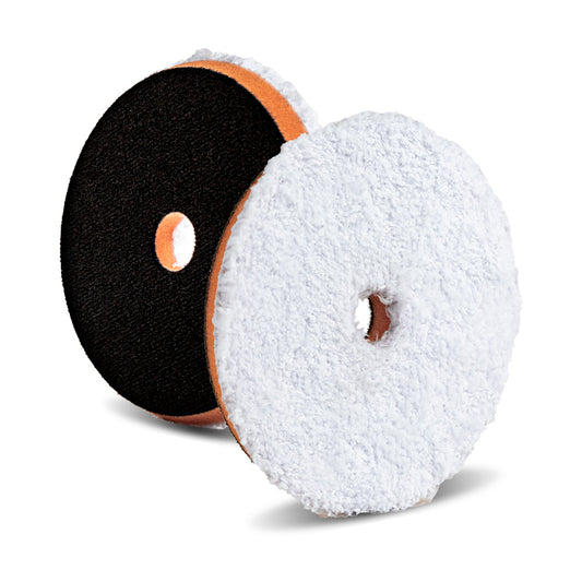5.5" Microfiber Light Cutting One-Step Pad Orange